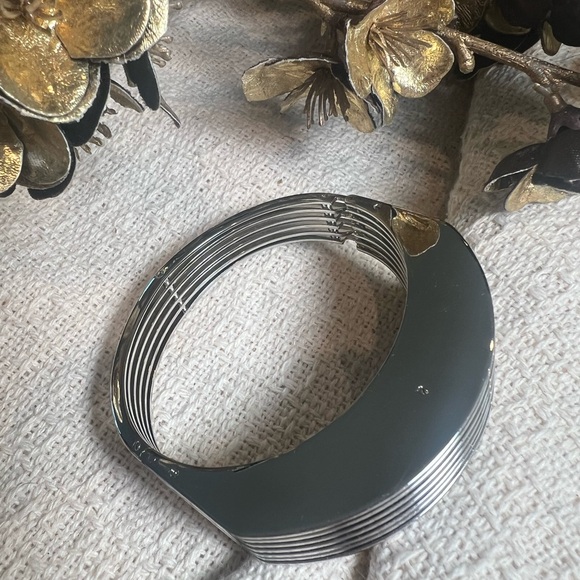 All Saints Silver Cuff Bracelet - Picture 8 of 10